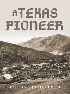 cover image of A Texas Pioneer